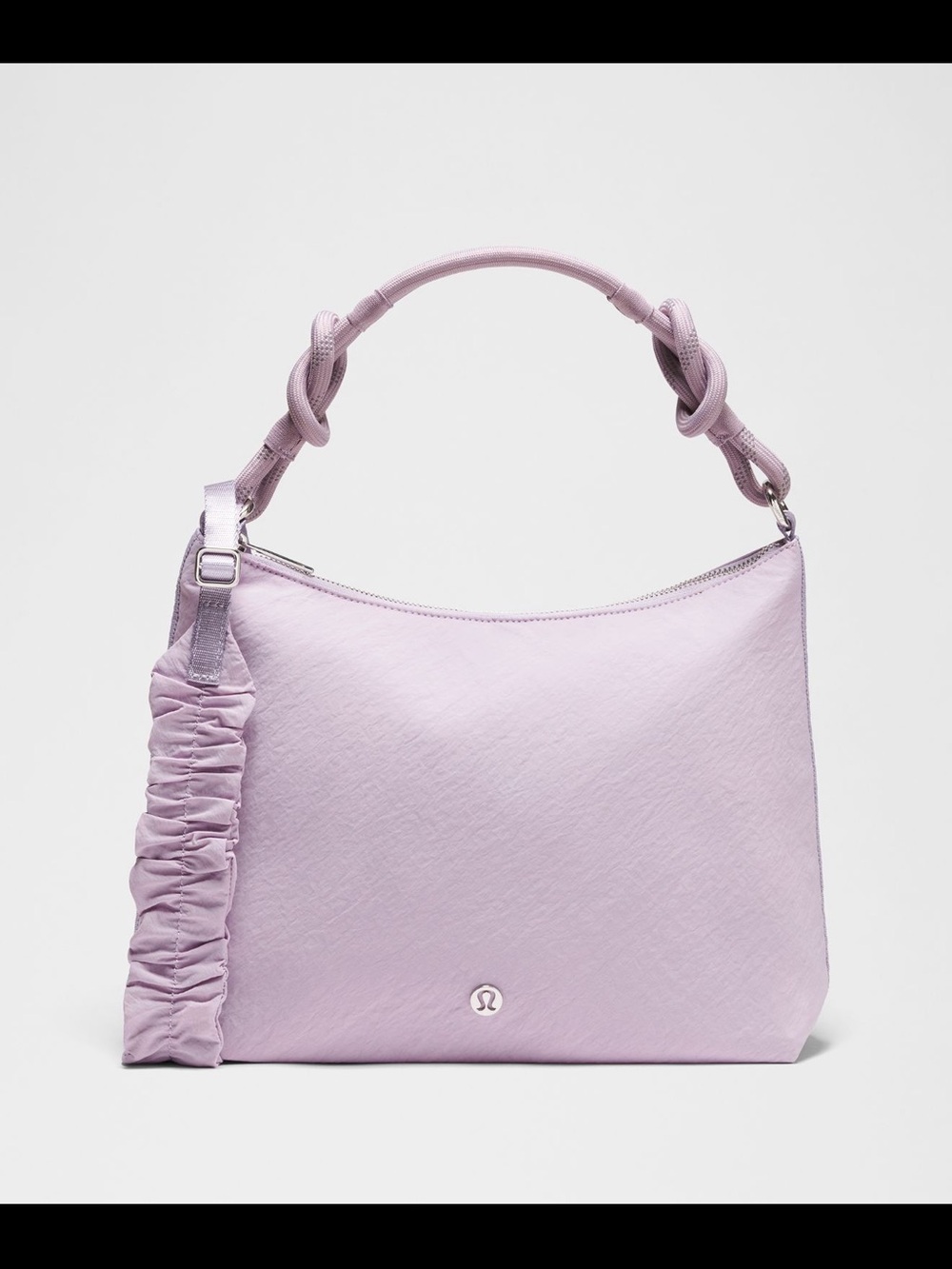 Lululemon Convertible Ruched Crossbody Bag 6.5L Lilac Play/Lotus Lavender